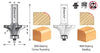 1/4” Corner Round-Over bit