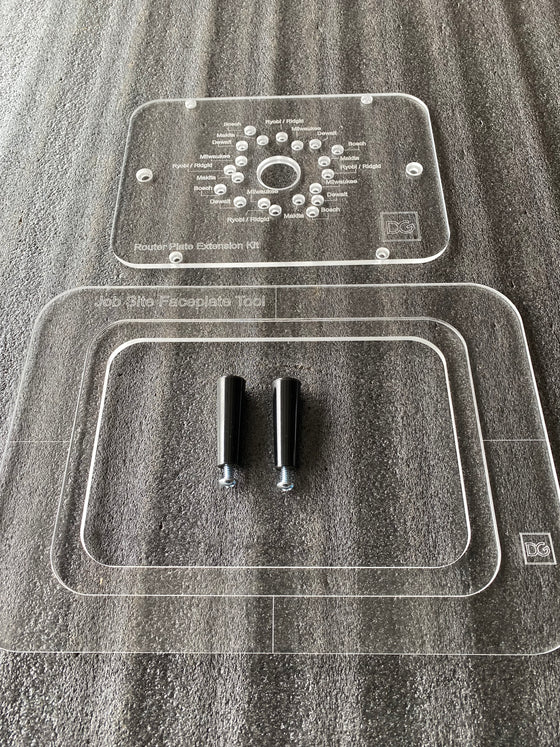 Jobsite ROUTER Faceplate Tool - Template