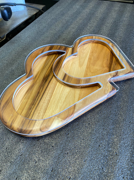 Heart Platter Template
