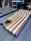 Wavy Flag Cutting Board Template