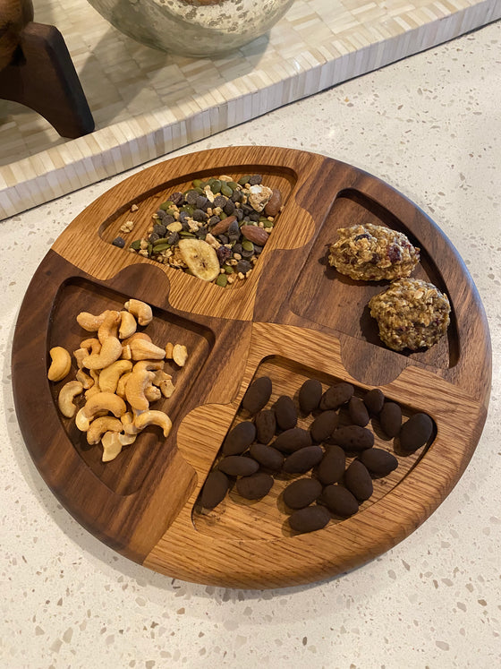 Round Puzzle Platter Template