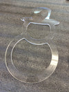 Holiday Snowman Platter Template