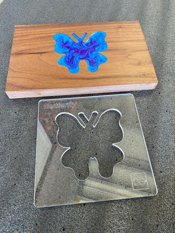 Butterfly Inlay Template