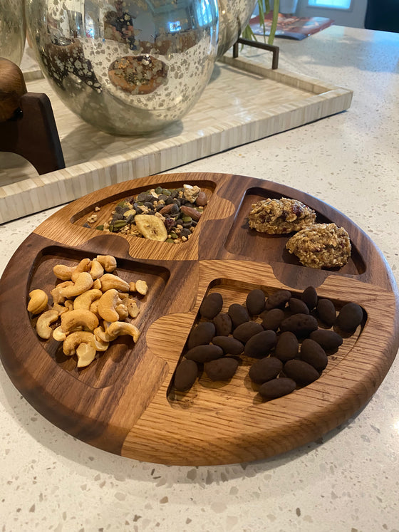 Round Puzzle Platter Template