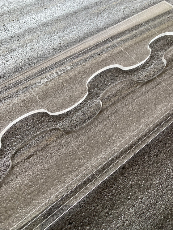 Drawer Box Swirl Design Template