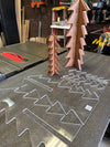 Skinny Christmas Tree Combo Templates