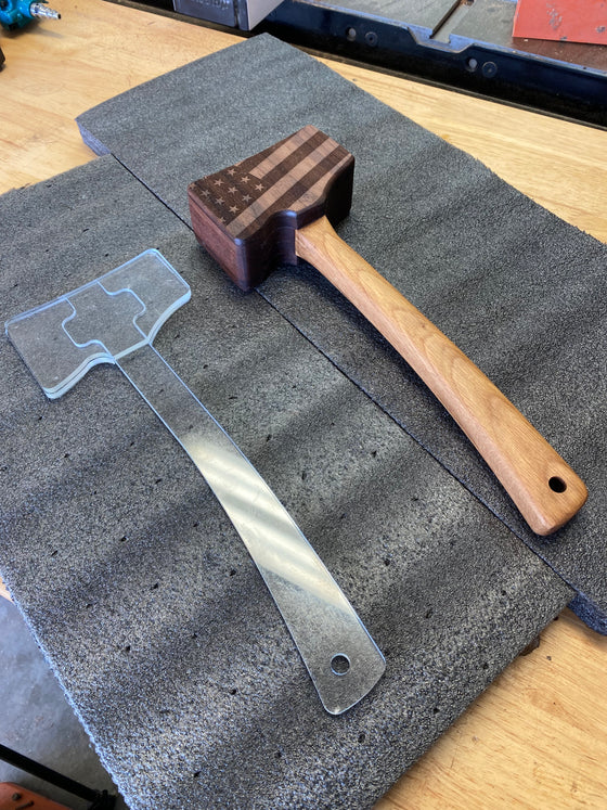 Wooden Mallet Template