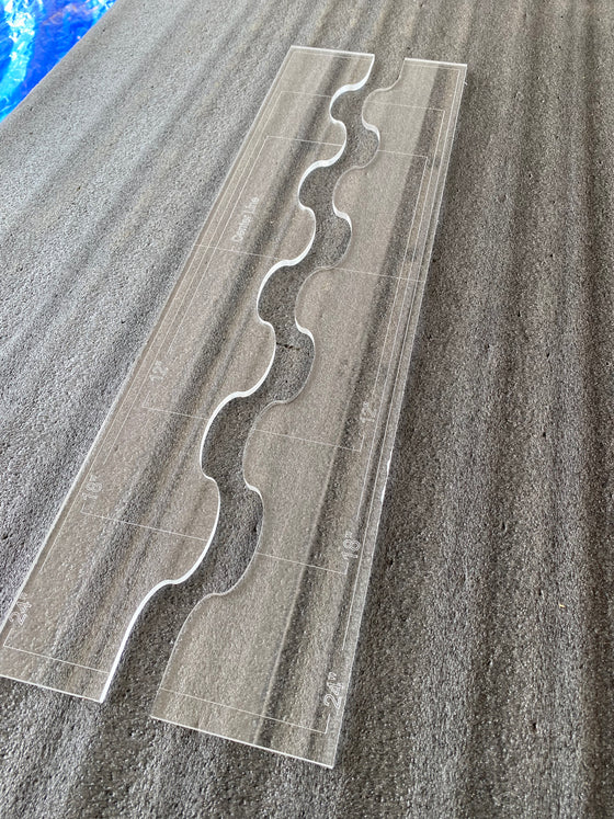 Drawer Box Swirl Design Template