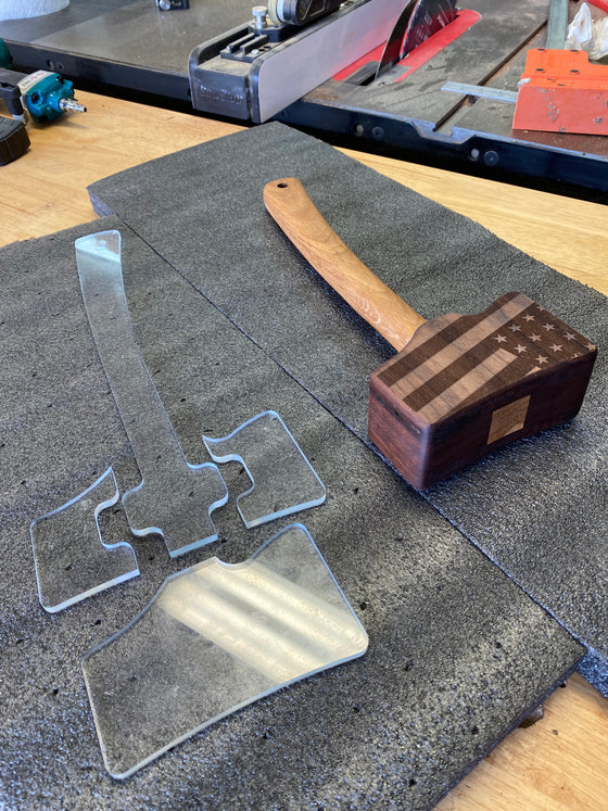Wooden Mallet Template
