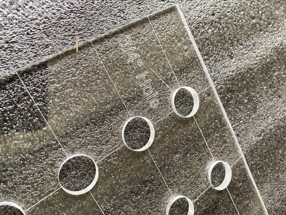 Dog Hole Tool Template