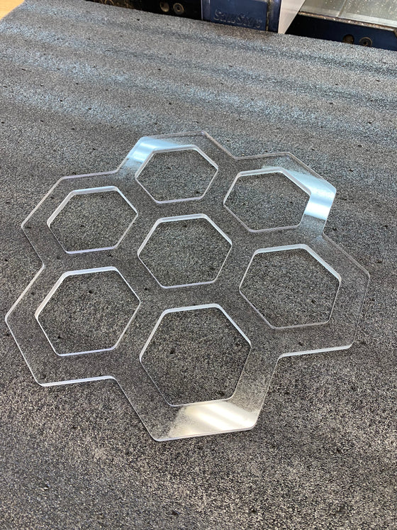 Honeycomb Platter Template