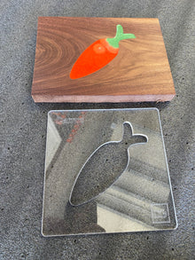  Carrot Inlay Template