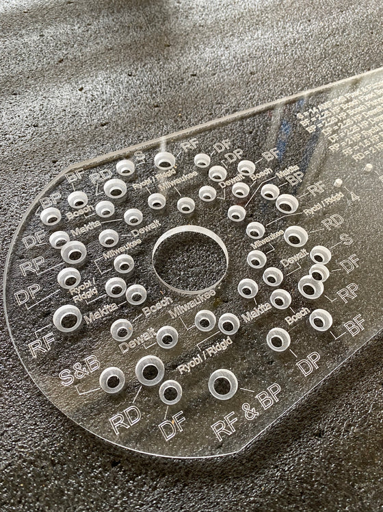 Circle Jig Faceplate (Small)