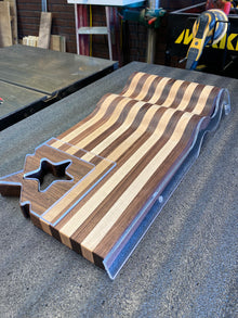  Wavy Flag Cutting Board Template