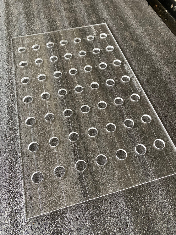 Dog Hole Tool Template