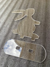 Spring Bunny Decor Template