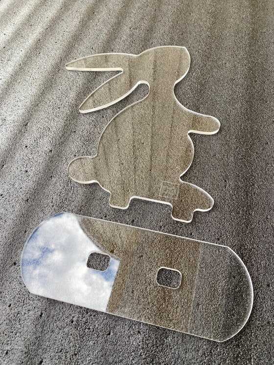 Spring Bunny Decor Template