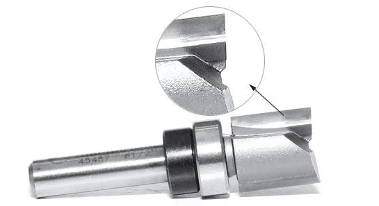 Miniature INLAY Flush Trim Plunge Router Bit