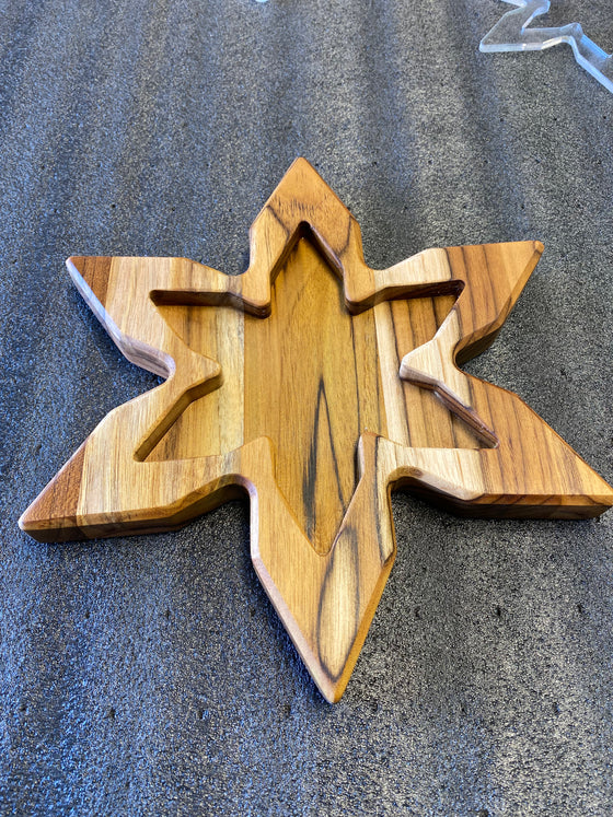 Combo-Snowflake Platter Template