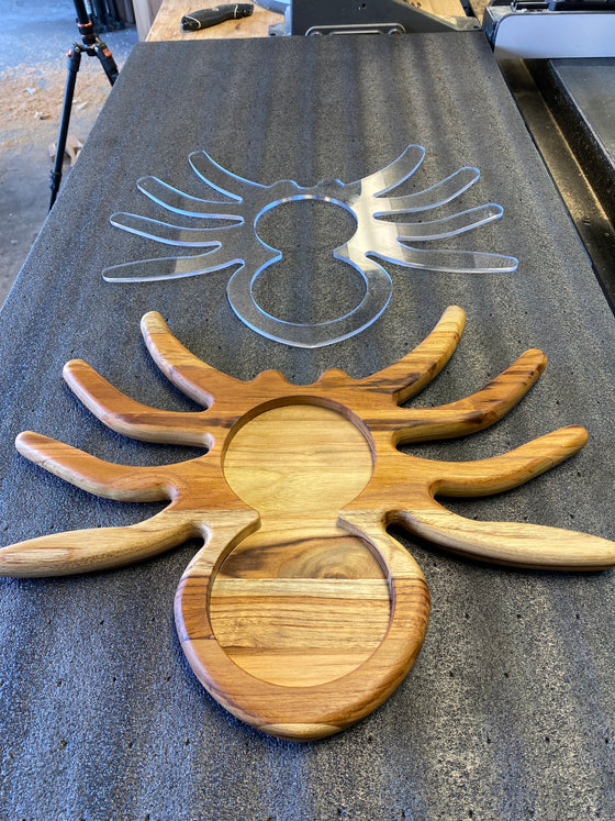 Holiday Spider Platter Template