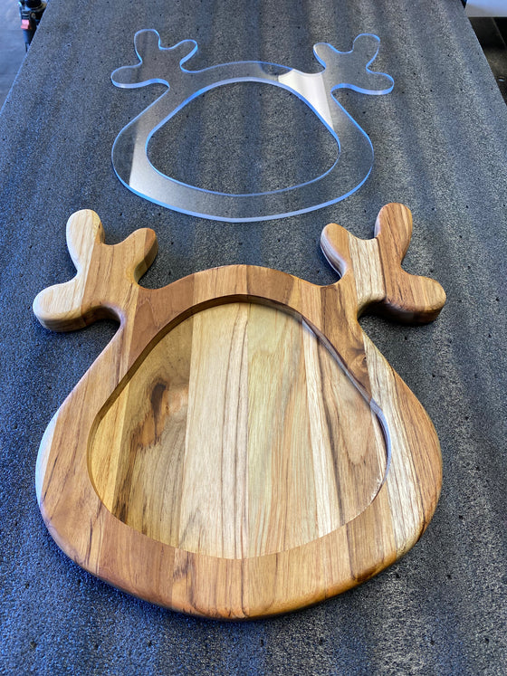 Deer Platter Template