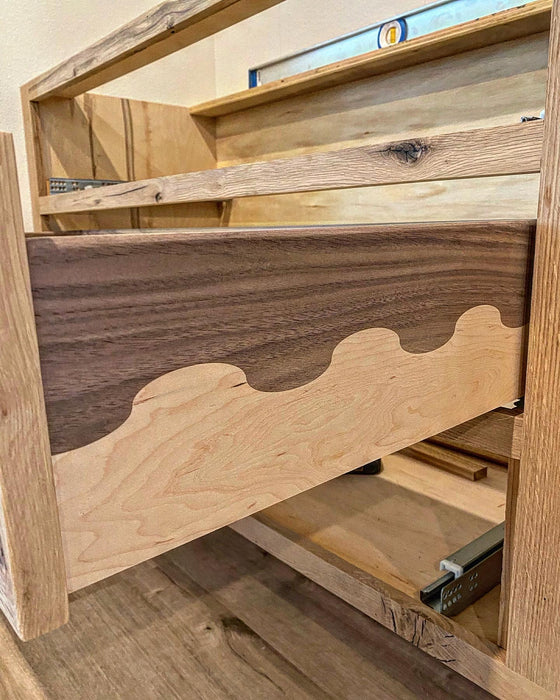 Drawer Box Swirl Design Template