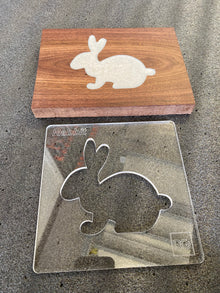  Rabbit Inlay Template