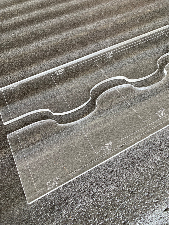 Drawer Box Swirl Design Template