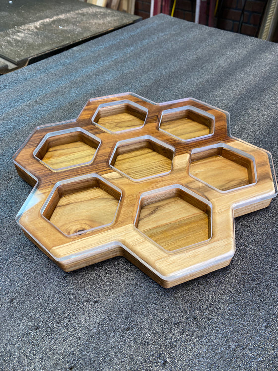 Honeycomb Platter Template