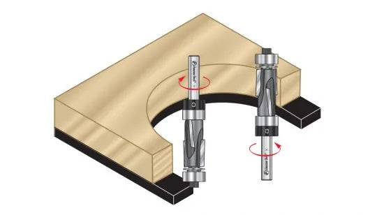 Flush Trim 1/2” Compression Bit