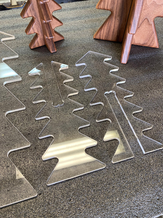Skinny Christmas Tree Combo Templates