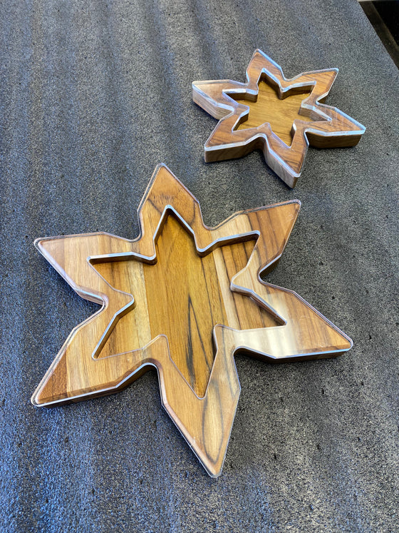 Combo-Snowflake Platter Template