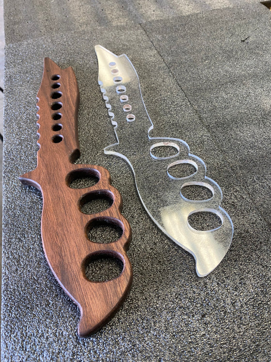 Knife Handle Push Stick