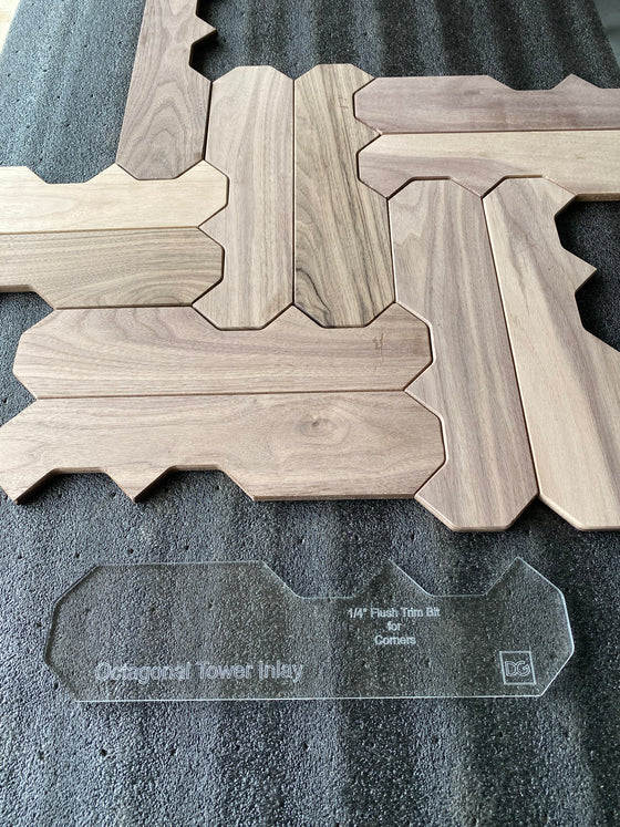 Octagonal Tower Inlay Template