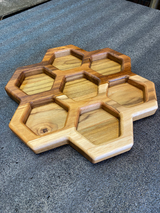 Honeycomb Platter Template