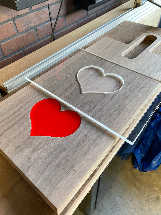 Heart Inset Template