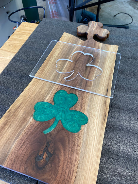 Clover Inset Template
