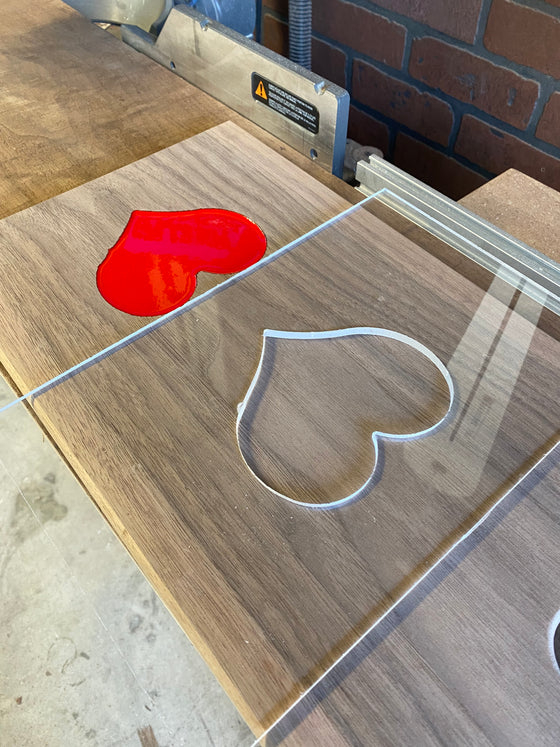 Heart Inset Template