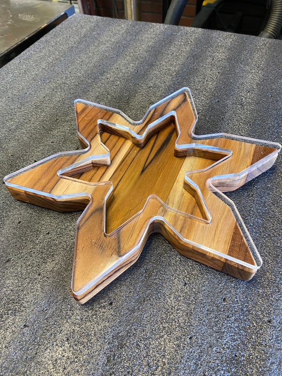 Combo-Snowflake Platter Template