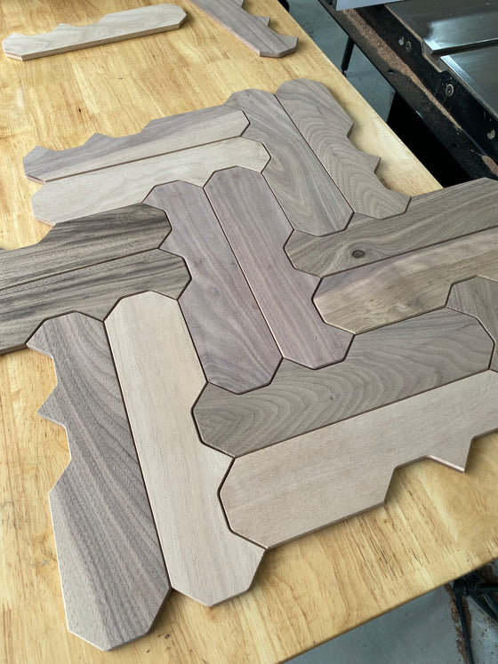 Octagonal Tower Inlay Template