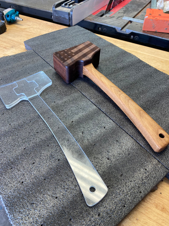 Wooden Mallet Template