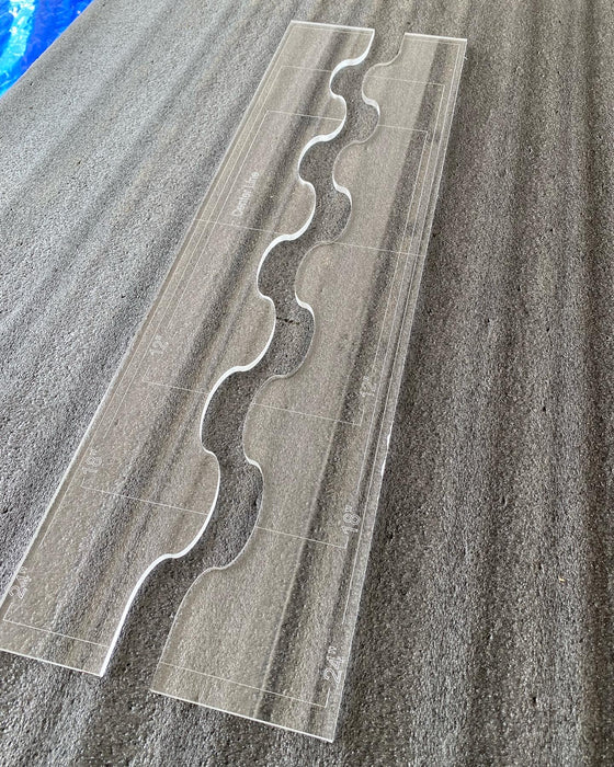 Drawer Box Swirl Design Template