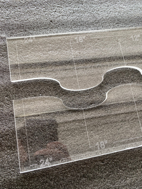 Drawer Box Swirl Design Template